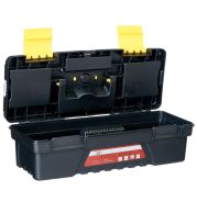 13" Toolbox – Durable Steel Toolbox 13", Cantilever Tray Design, Comfort Grip Handle | Lockable for Secure Tool Transport | UAE Construction Site Portable Organizer 